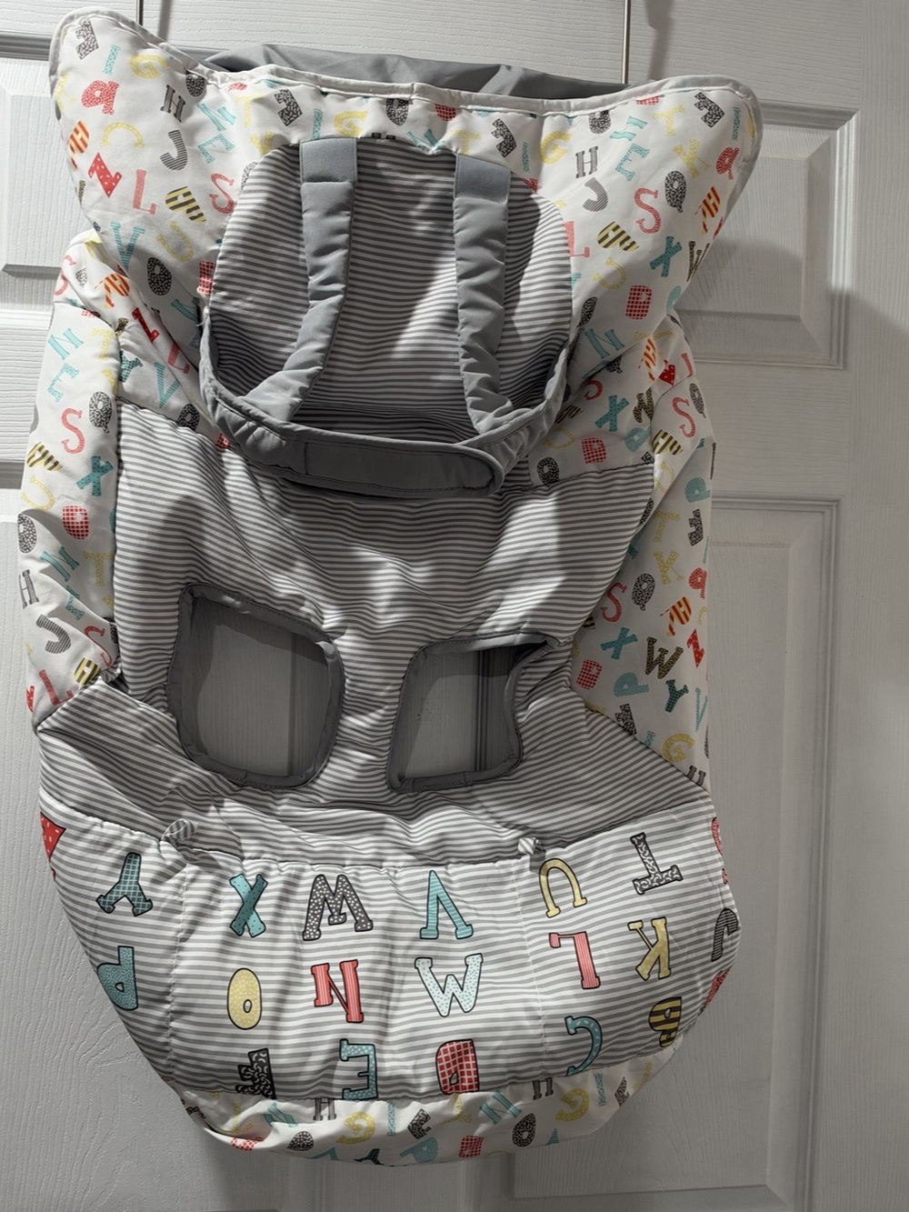 go by goldbug Alphabet Print Baby Shopping Cart Cover